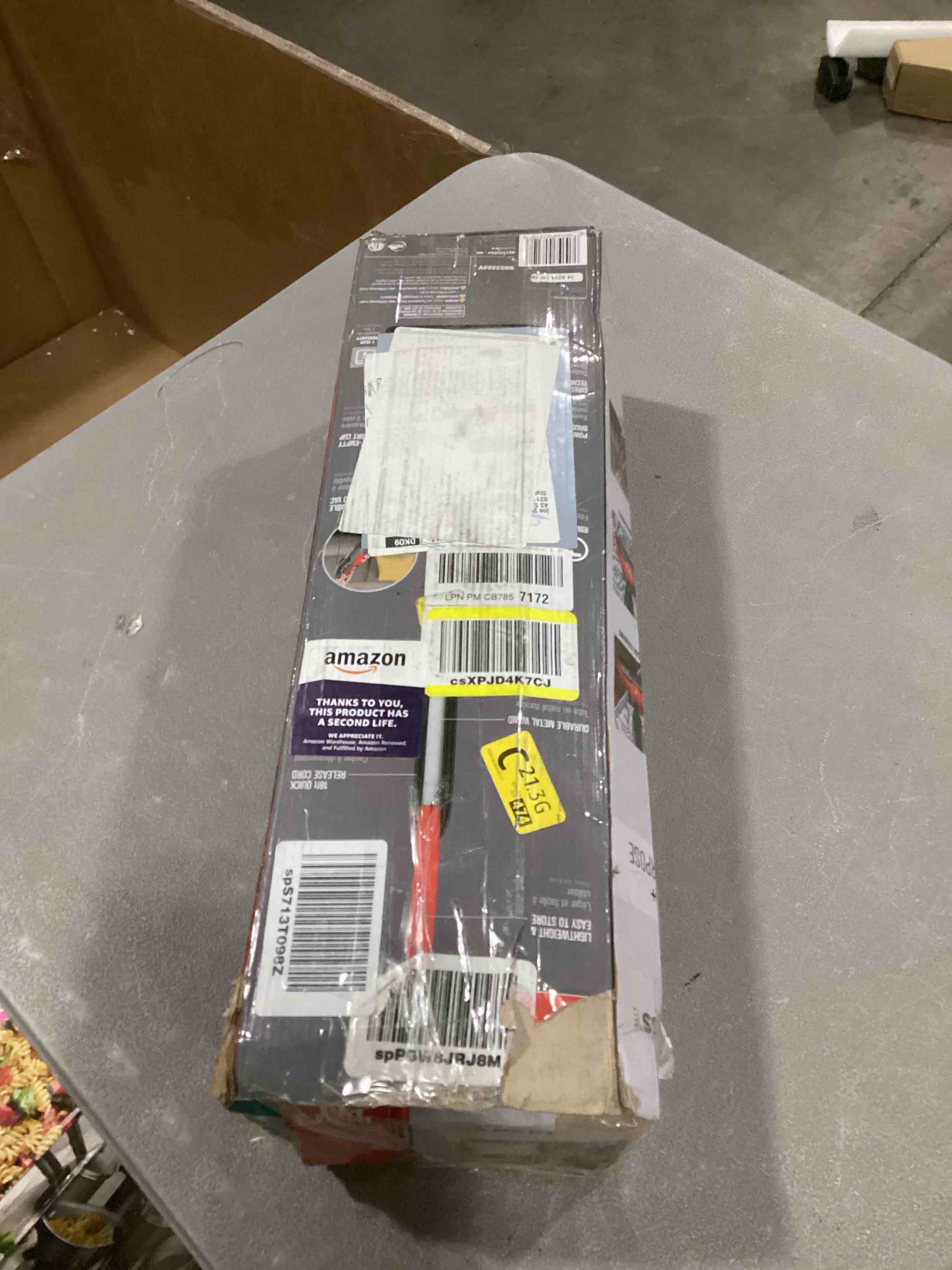 Condition photo showing As Is for Dirt Devil Power Express Stick Vacuum Cleaner, Lightweight, Bagless, Ideal for Dorms, Apartments and Other Small Spaces, Corded Vacuum Cleaners for Home Use