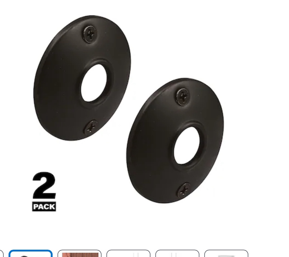 Condition photo showing Good Condition for gatehouse matte black interior bed/bath hall/closet keyed entry door knob single pack 2 -pack item #250853 | model #e 2543-l