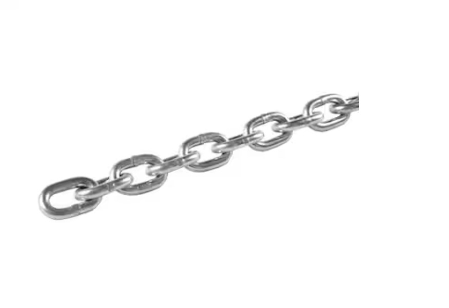 Blue Hawk 1 ft. 3/16 Welded Gray Chain (By-the-Foot)