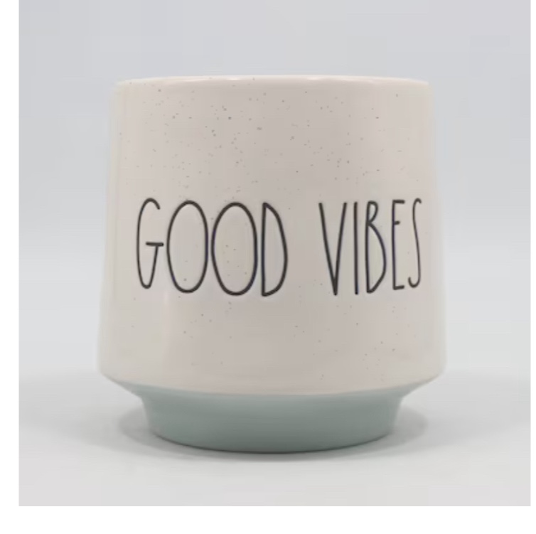 RAE DUNN 2 -Wick citronella Off-white Jar candle