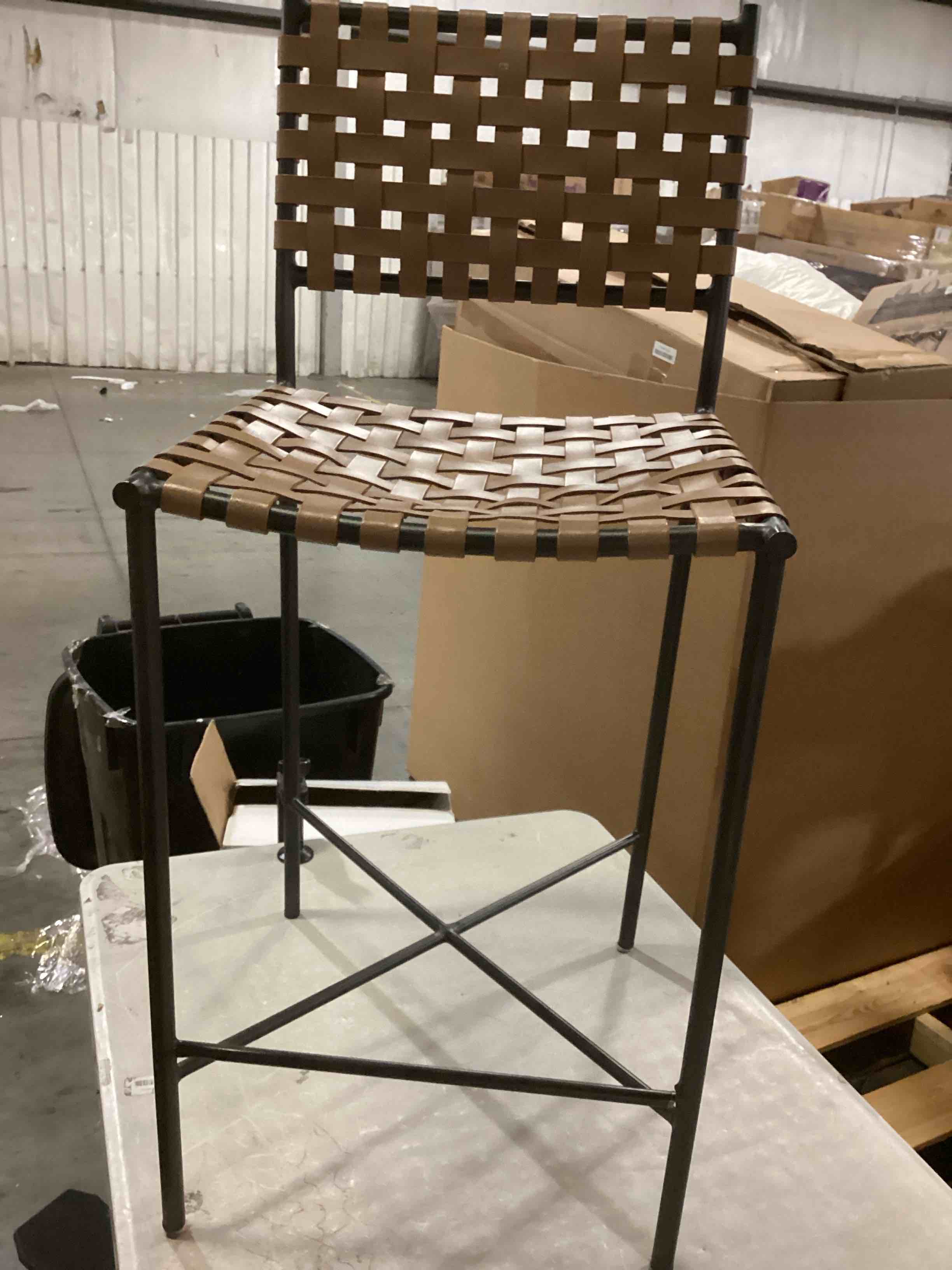 Condition photo showing As Is for Altessa Counter & Bar Stool