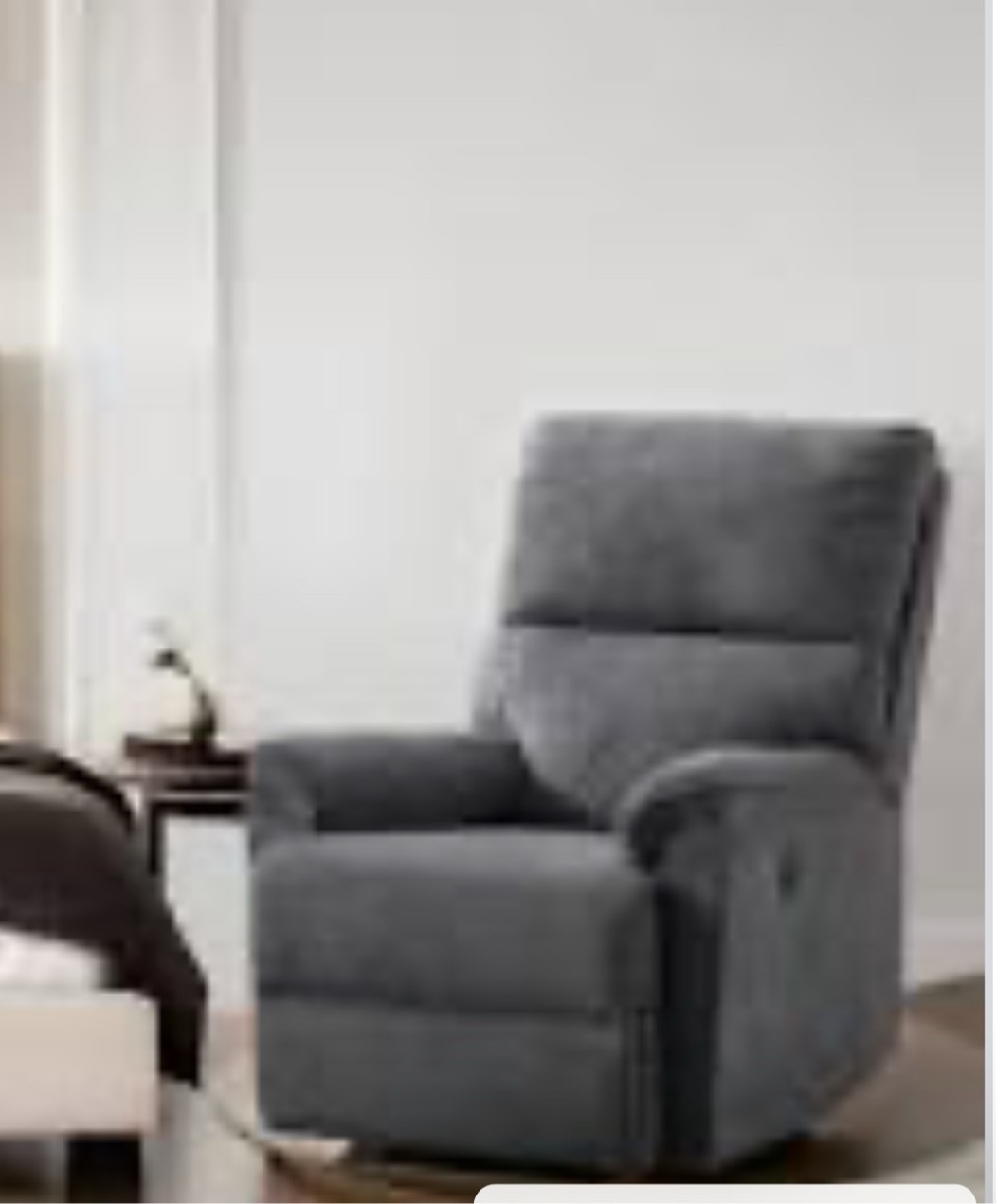 Bardia 31" Wide Minimalist Style Compact Breathable Fabric High-End Power Recliner Chair with USB Port