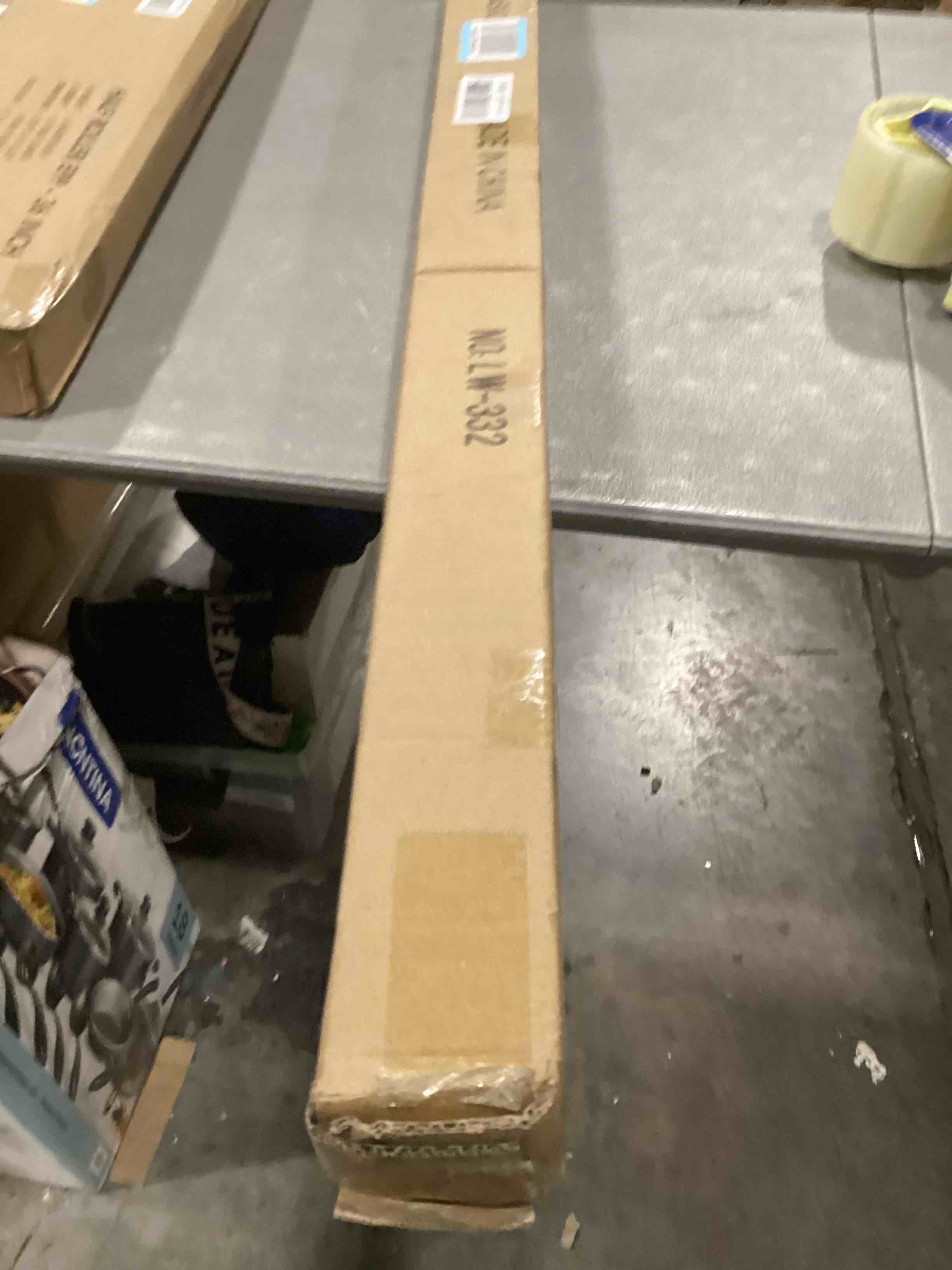 Condition photo showing As Is for Brushed Nickel Curtain Rods for Windows 144-168 Inch, 1-Inch Adjustable Drapery Rods with Aluminum End Cap and Brackets for Room Divider, Bedroom, Living room, Kitchen, Bathroom Etc