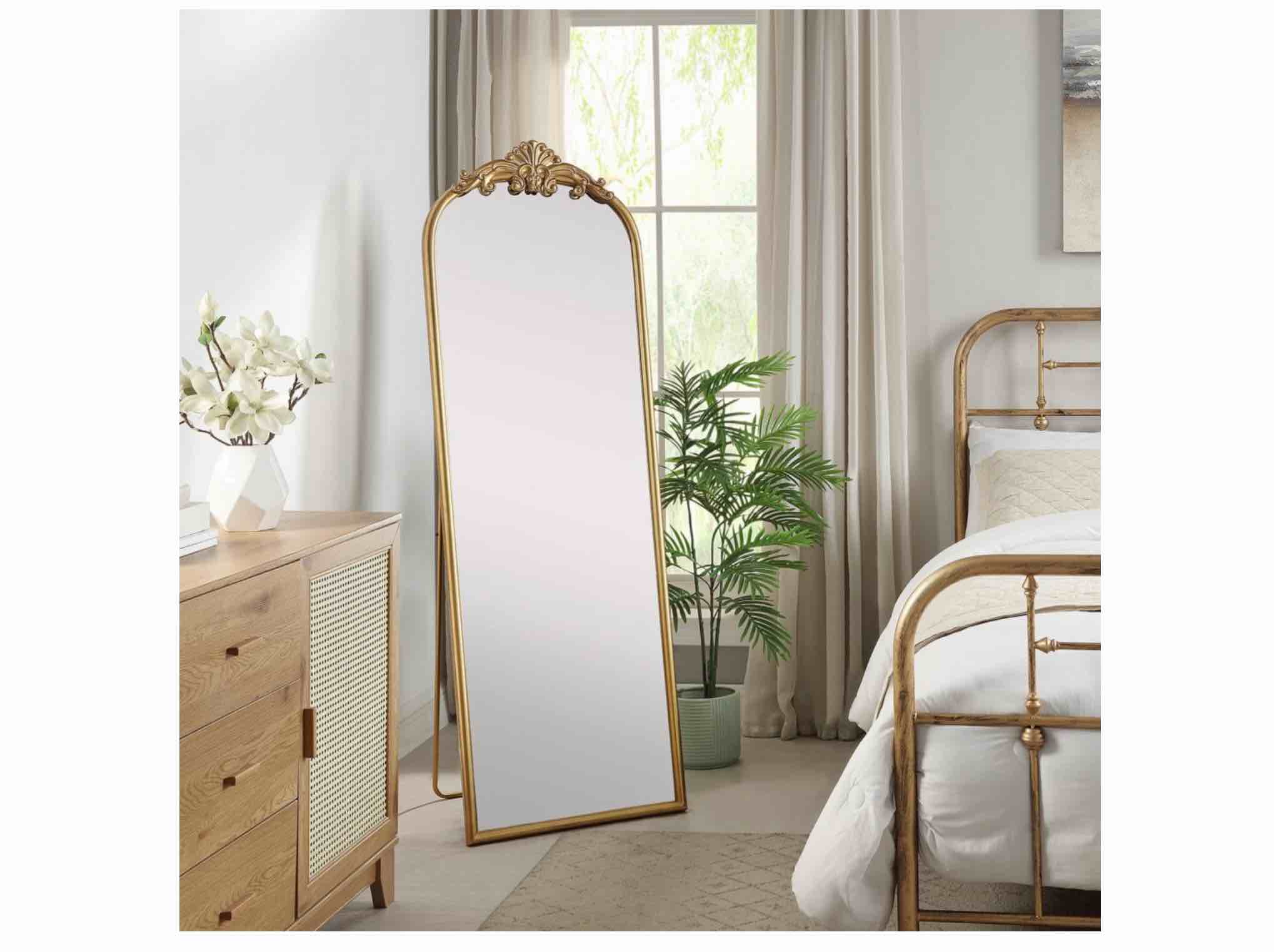 Azalea Park Filigree Easel Full Length Mirror