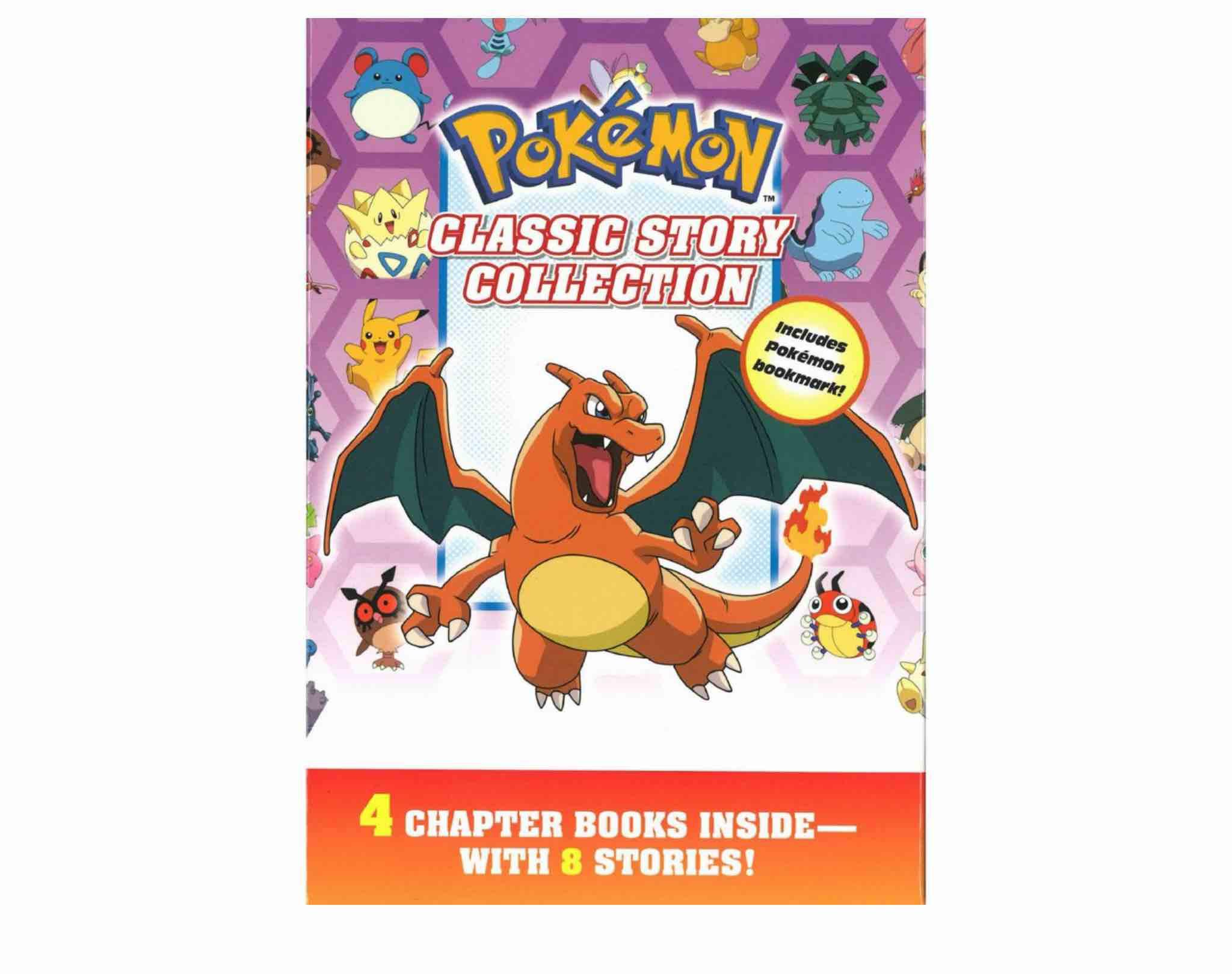 Pokemon Books: Classic Story Collection: 4 Books / 8 Stories ~Join Ash & Friends