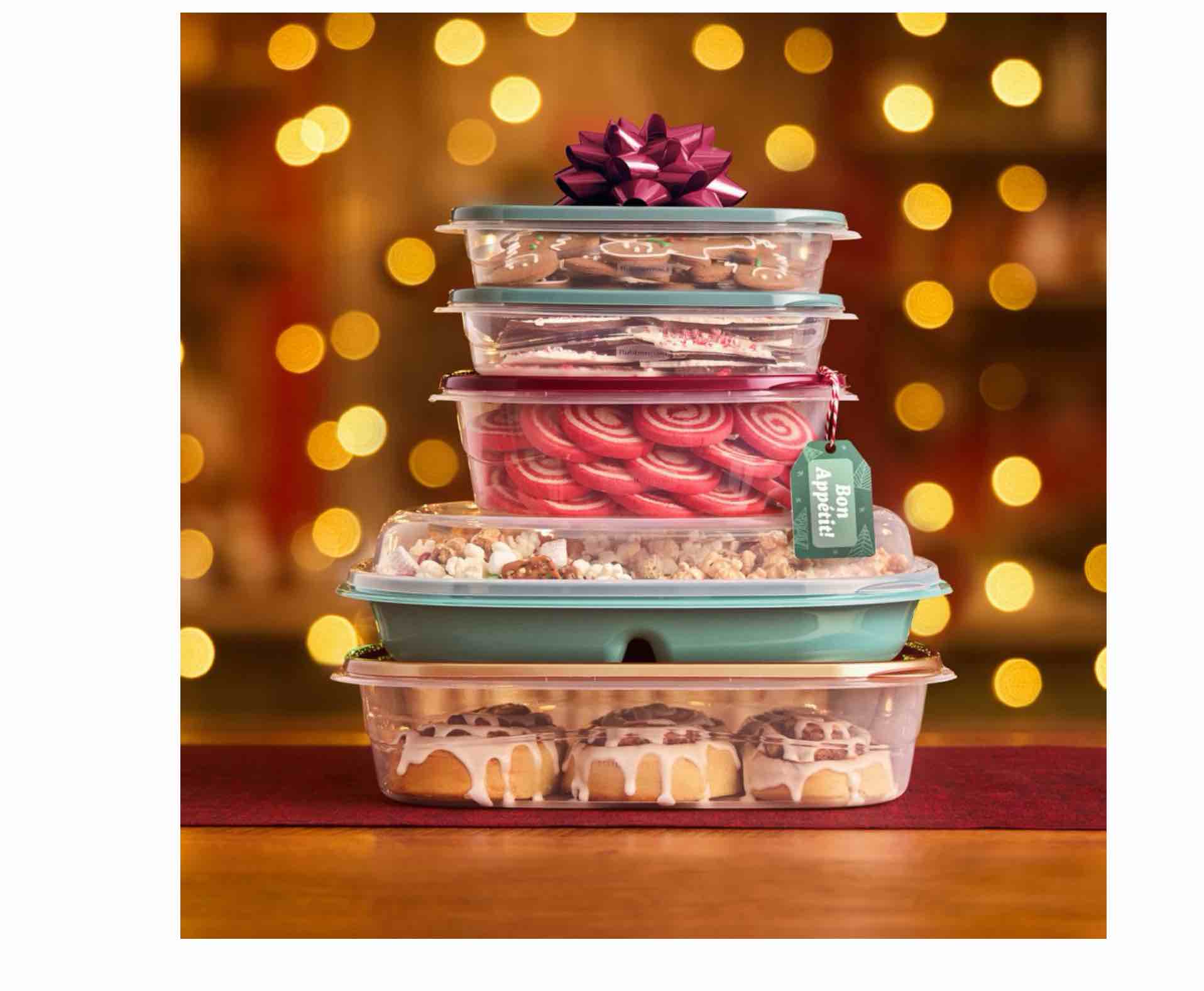 Rubbermaid Takealongs 16-Piece Food Storage and Party Platter Set