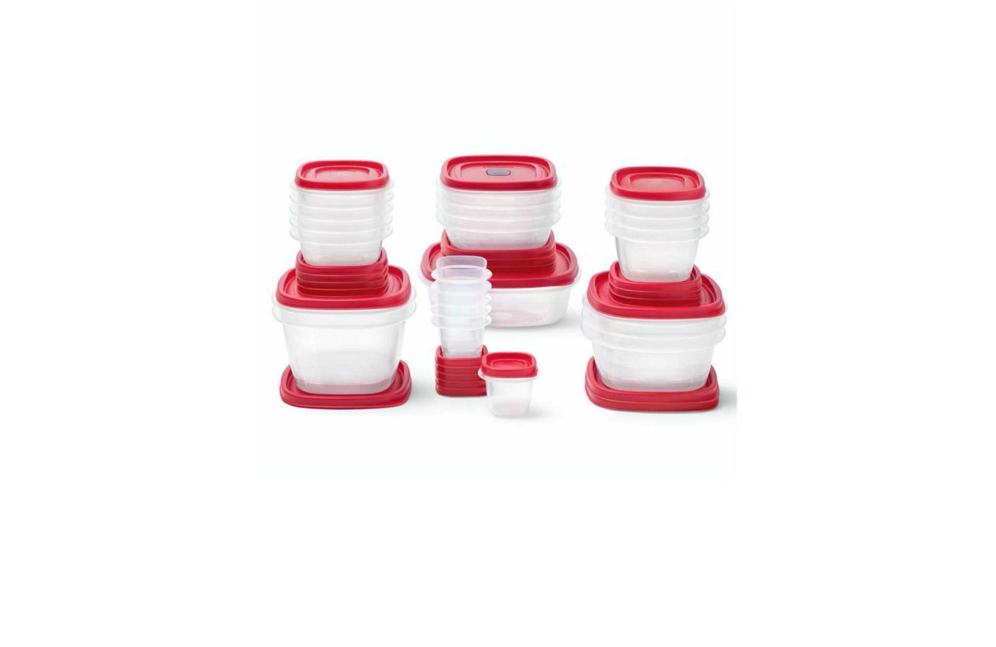 Rubbermaid 50-Piece EasyFind Lids Vented Food Storage Set