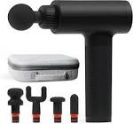Sharper Image® Powerboost® Deep Tissue Percussion Massager 3.0  5 Attachments  6 Speed Settings  Black