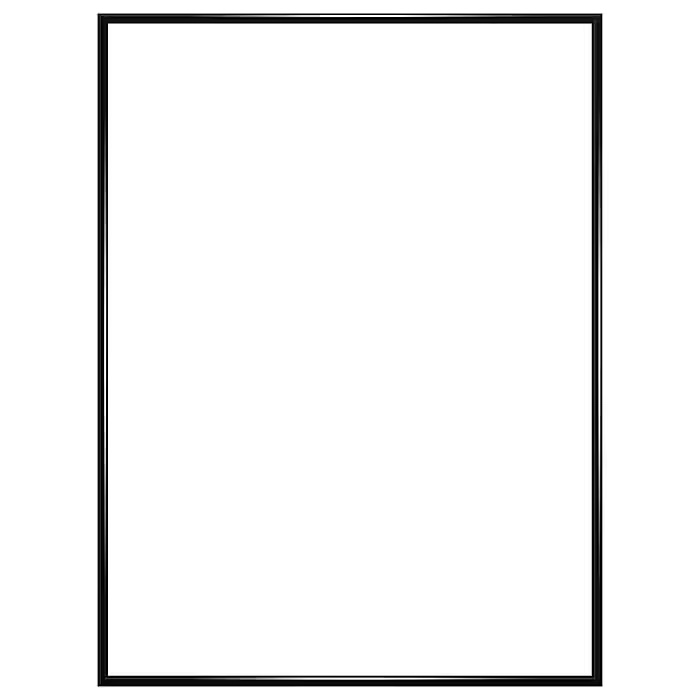 Excello Global Products 24" x 36" Plastic Poster Frame, Black, 10/Pack
