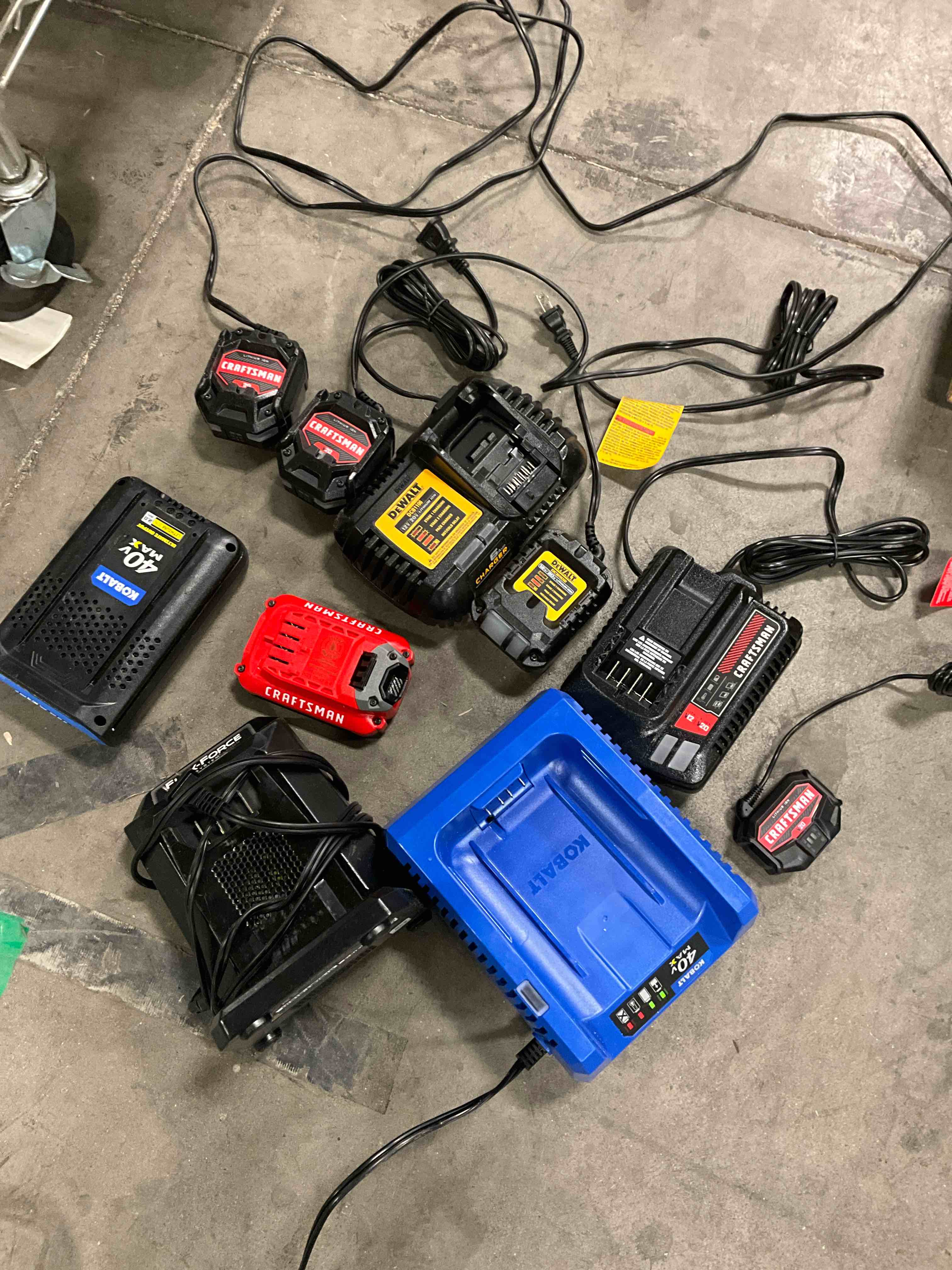 Assorted Size, Style And Brand Chargers And Battery’s  ( brand and style May very)  ( see description) 