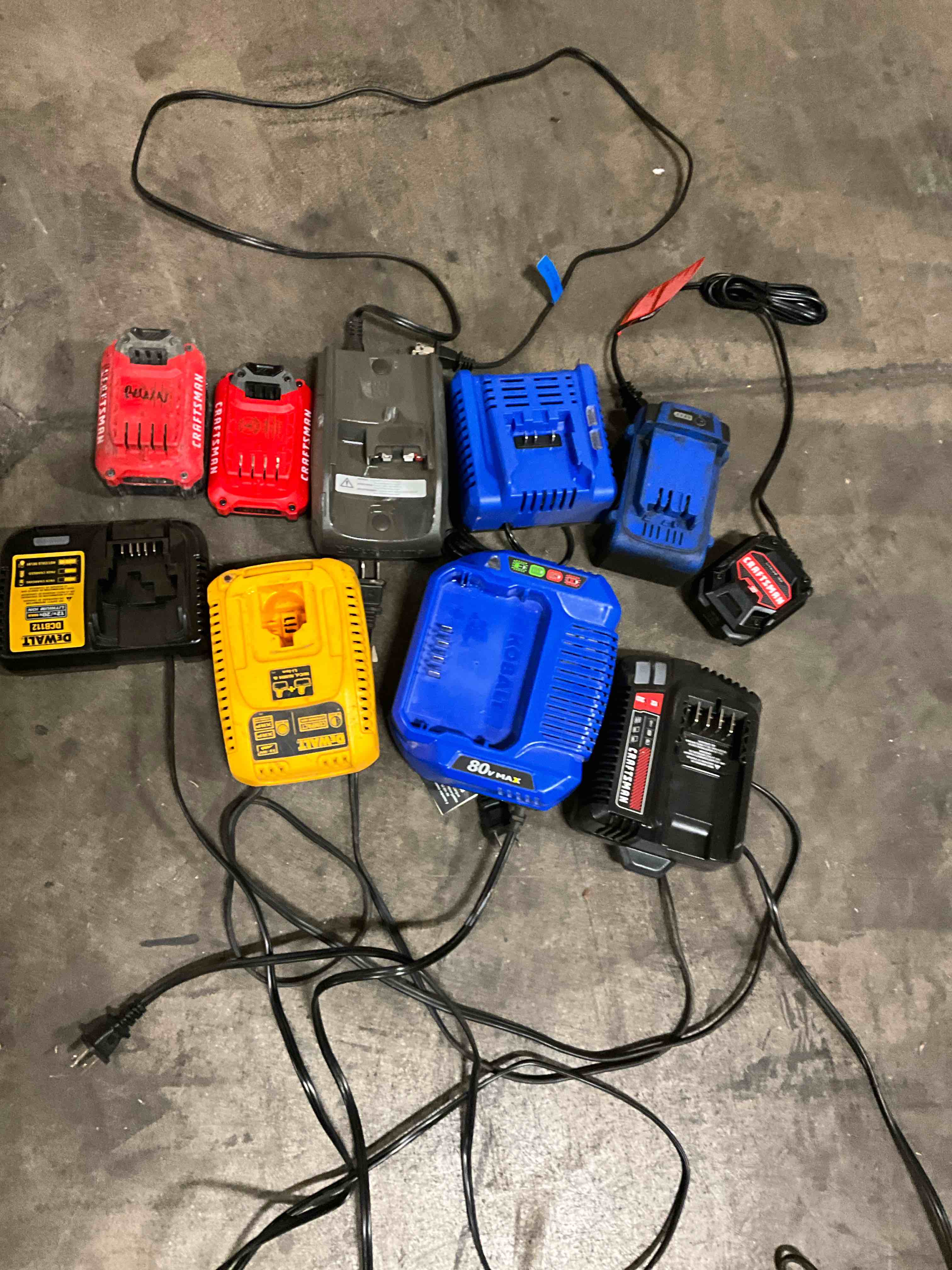Assorted Size, Style And Brand Chargers And Battery's (brand and style May very) (see description)