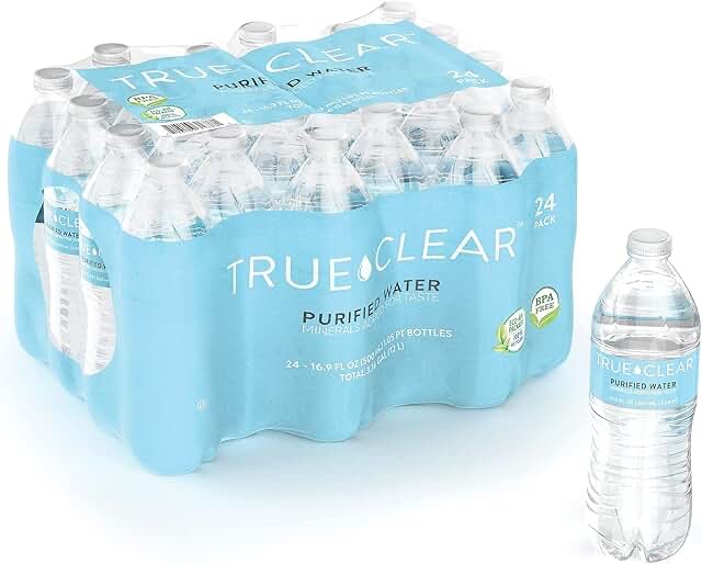 True Clear Purified Bottled Water 16.9 fl. oz. TC54594