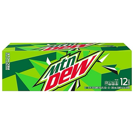 Mtn Dew Soda Original - 12-12 Fl. Oz.(pack of 2) (Exp/Jul/07/25)