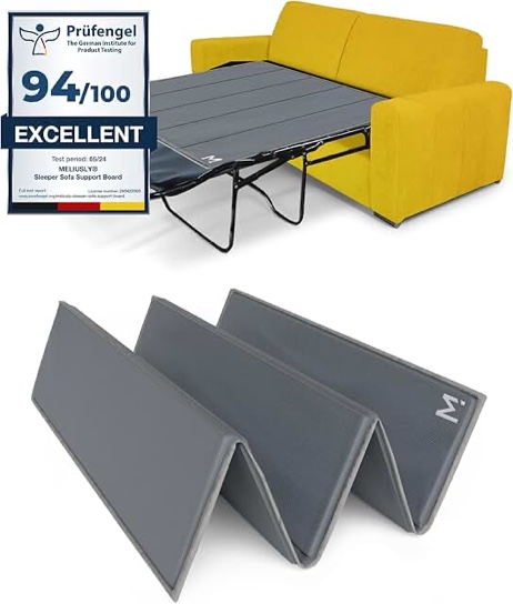 Meliusly Heavy Duty Sleeper Sofa Support Board (48x60 - Queen Size) Reinforced Wood Sofa Bed Support, Pull Out Couch Mattress Board, Sleeper Bar Shield, SleeperSaver