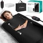 Infrared Sauna Blanket with Touch Screen, Far Infrared Sauna for Home Detox Relaxation, Portable Sauna Infrared Blanket, 113-176?, 30-60 Minutes Timer, 6 ft x 2.62 ft