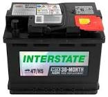 Interstate Batteries Automotive Battery 12V 60Ah 680CCA (Group 47 / H5) Automobile SLI AGM Starting Replacement Battery (MTX-47/H5) Cars, SUVs, Sedans, Trucks