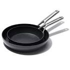 OXO Hard Anodized Nonstick Cookware 2 Piece Fry pan set 8 and 10 Skillet
