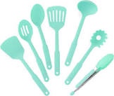 greenlife cc001729-001 nylon cooking set  7-piece  turquoise  7pc utensil  turqouise