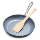 GreenPan Lima 10  Ceramic Non-Stick Open Frypan with Bonus Bamboo Turner