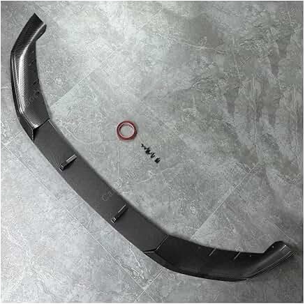 Compatible with BMW 5 Series G30 LCI M Sport front bumper splitter wing diffuser cover deflector 2020 2021  2022 2023 Tuning kit (carbon aspect)