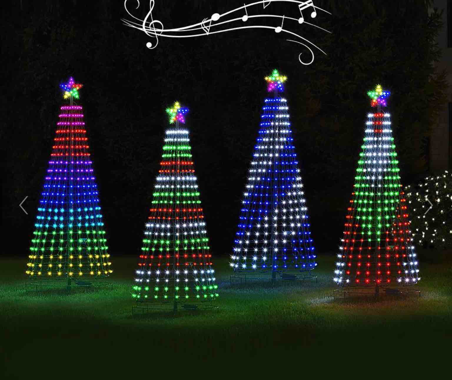 The 7 1/2' Synchronized Musical Pixel Tree