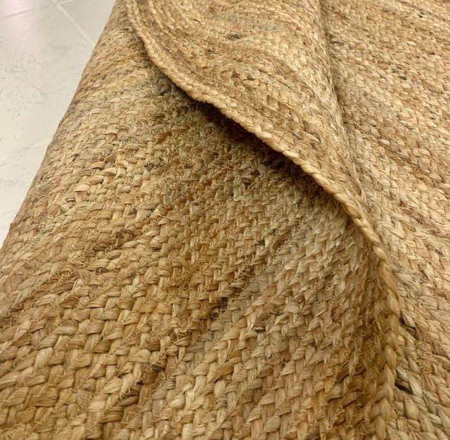 JUTE HANDLOOM RUGS 9x12 feet  natural 