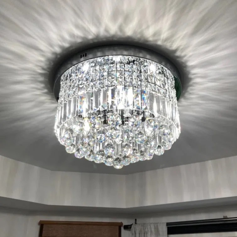 Forrest 9 - Light Flush Mount Dimmable Chandelier 20-Inch Wide