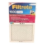 Filtrete Ultra Allergen 2X Bacteria & Virus Furnace Filters, 1600 MPR, 25x16x1, 3 Pack