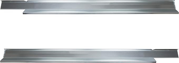 ECOTRIC Slip-on Rocker Panel Silver Compatible with 2008 2009 2010 2011 Focus 4 Door Pair