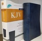 KJV Reference Bible Zondervan Giant Print Red Letter NEW Navy Leathersoft 2017