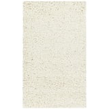 Mainstays Solid Ivory Casual Rug with Shag Locks for Indoors, 36 in x 56 in 