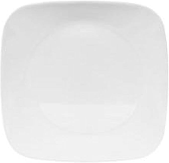 Corelle Square Pure White  6.5" Plate, 3 Pack 