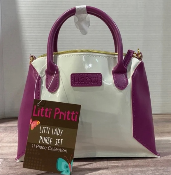 LITTI PRITTI, Purse, White/ Purple 