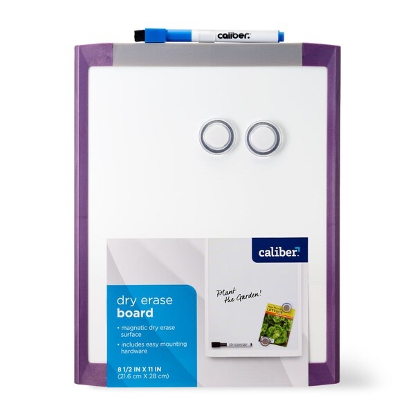 Quartet, Dry Erase Board, 8.5”x10.5”, Purple
