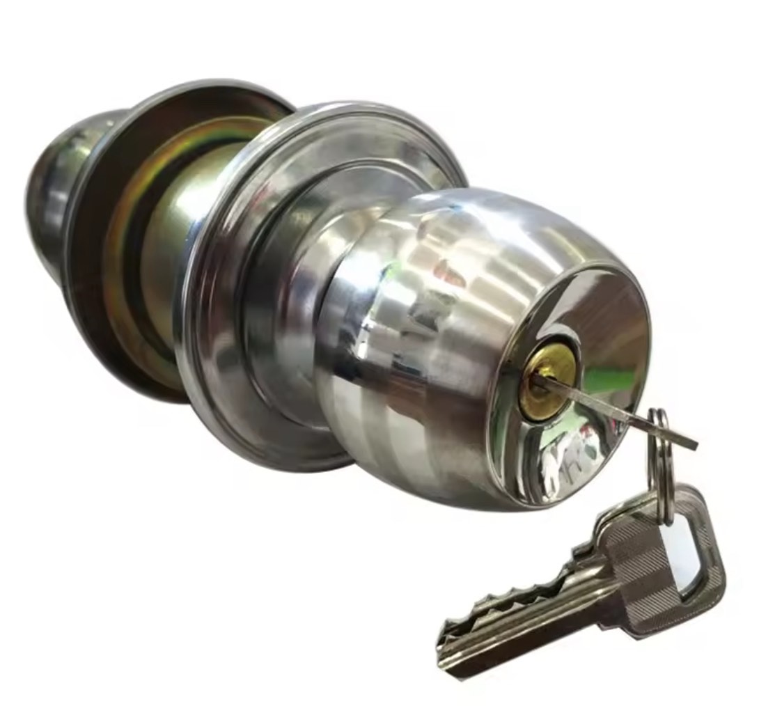 Indoor Door Lock Door Knobs Interior Entrance Lever Door Handle Interior Door Handle Privacy Door Lever Passage Door Knobs Hall Passage Door Knob Metal Stainless Steel Lock