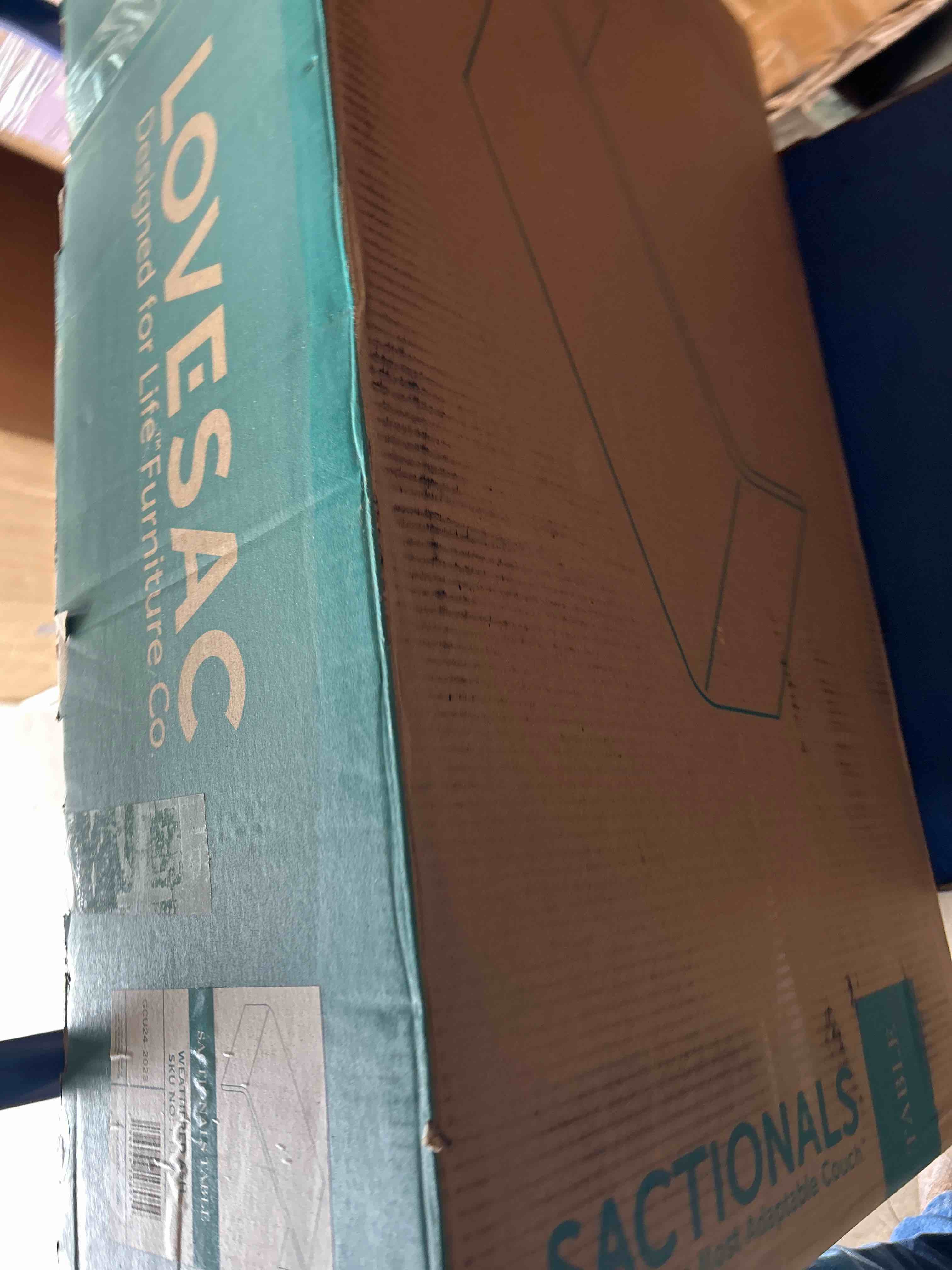 Love sac sectional table