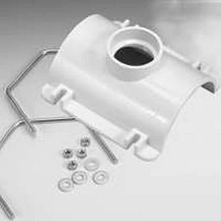 Oatey 4 in. x 2 in. PVC saddle tee kit