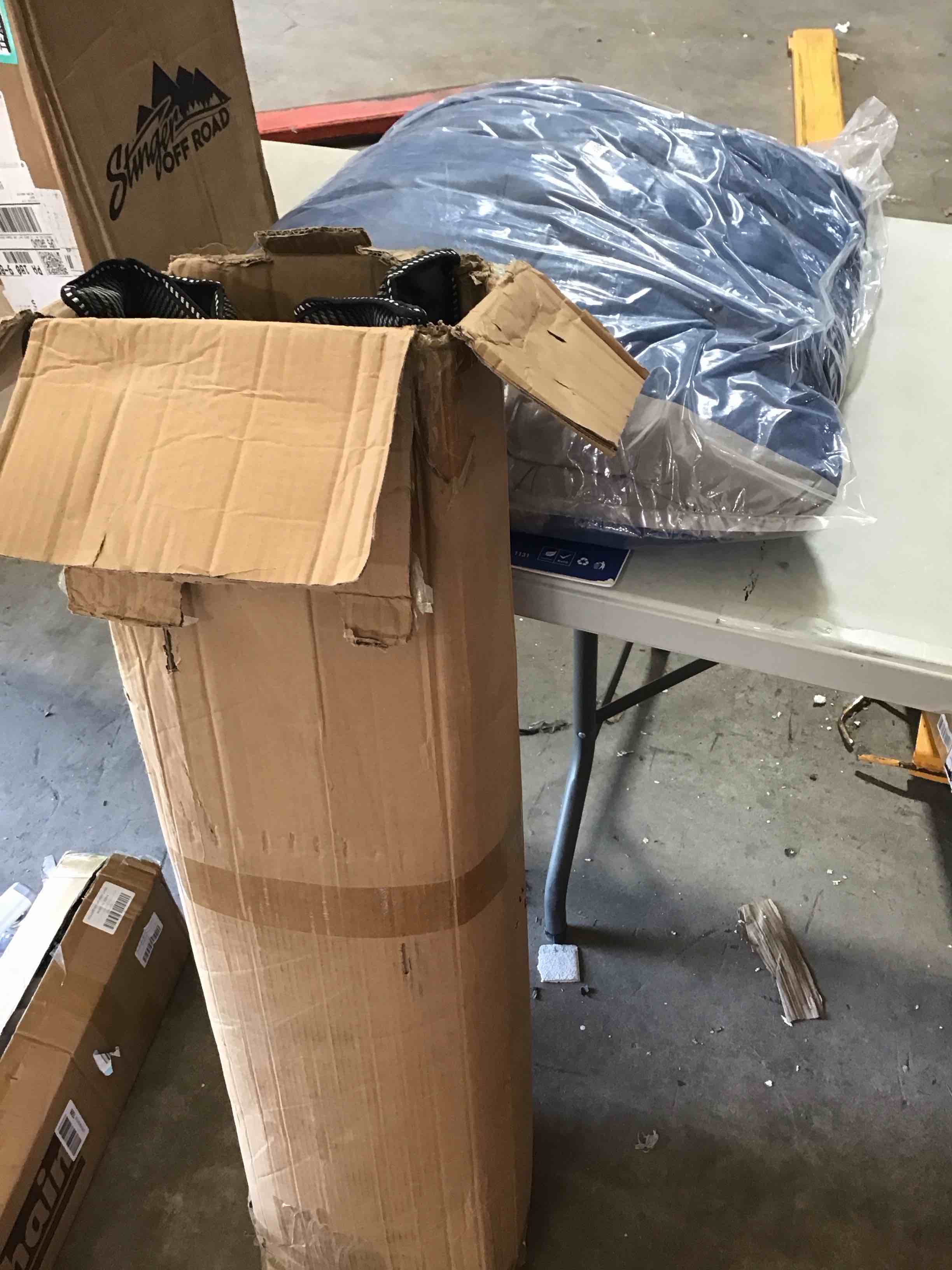 aboron folding camping cot w/mat for adults, heavy duty outdoor bed with carry bag,1200 d layer oxford travel camp cots