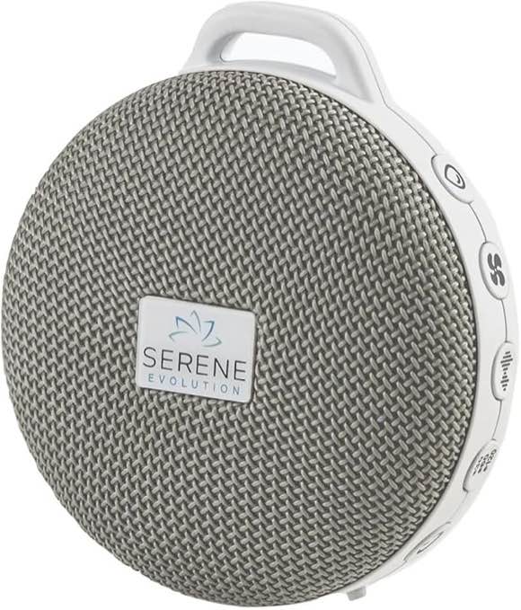 Serene Evolution 36 Sound Portable White Noise Machine for Sleeping Baby, USB Rechargeable Sound Machine for Babies and Kids, Soothing Sleep Sounds - Heartbeat, Rain, Brown Noise Machine, Ocean Sounds(similar to stock photo)
