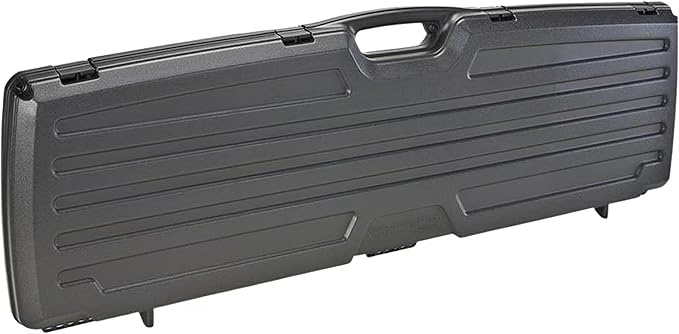 Plano Gun Guard SE Series Double Rifle Case, Black, Lockable Padlock Tabs for Travel, Gun Cases for Rifles and Gun Accessories