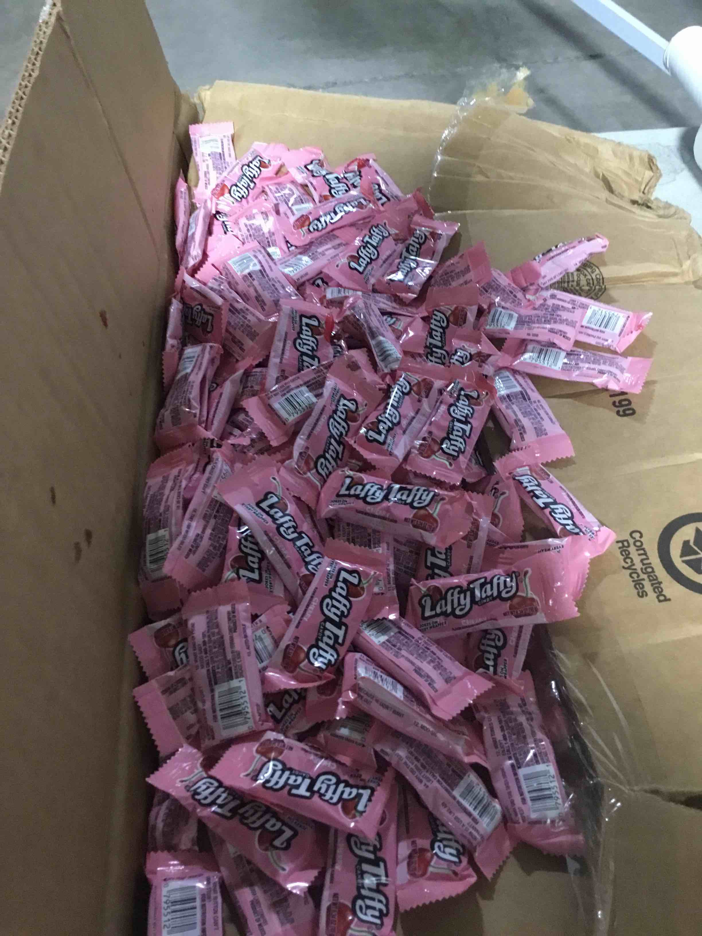 24 pounds of cherry Laffy taffy Best Buy apr 22