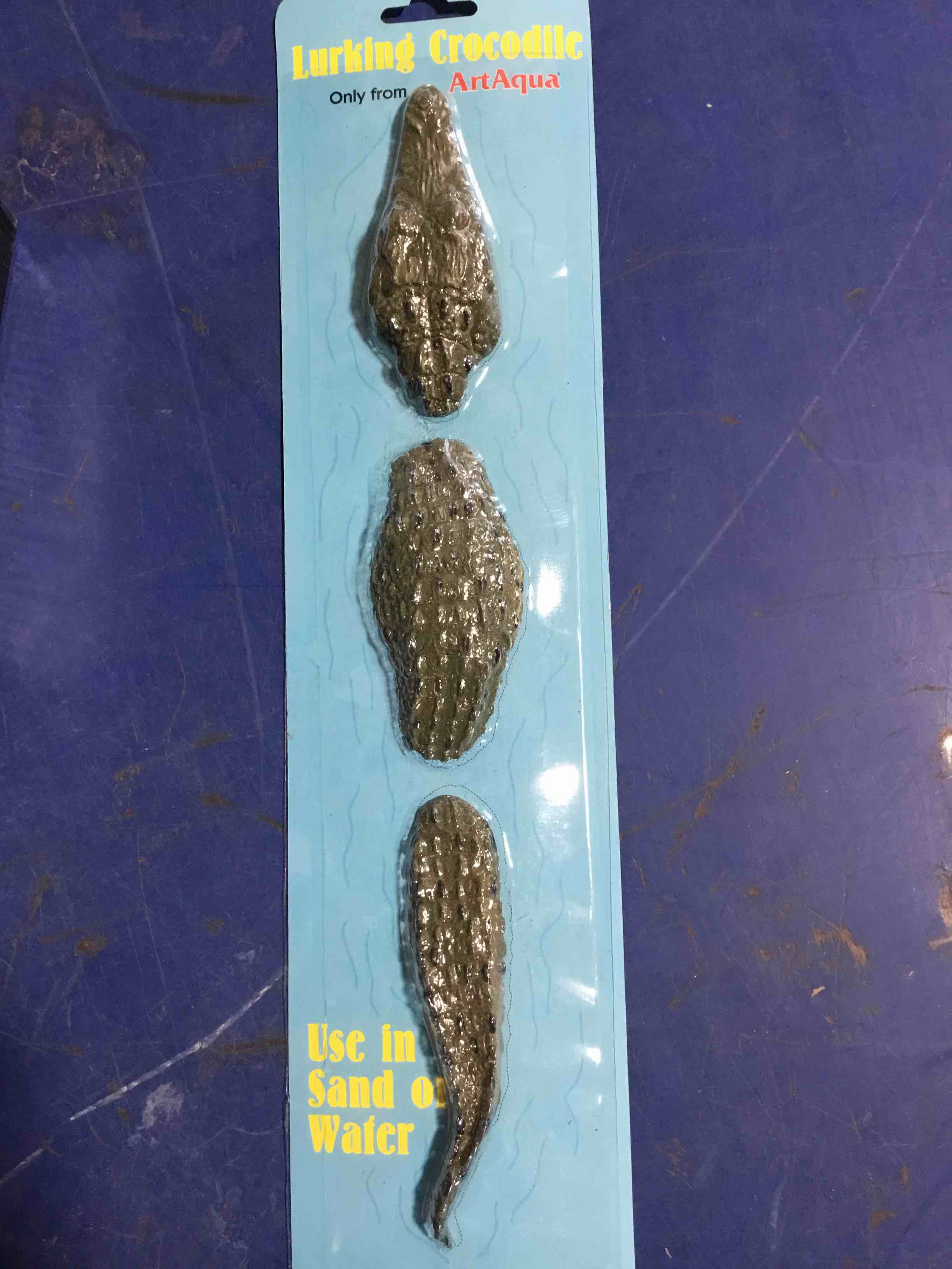 Lurking crocodile only from ArtAqua 