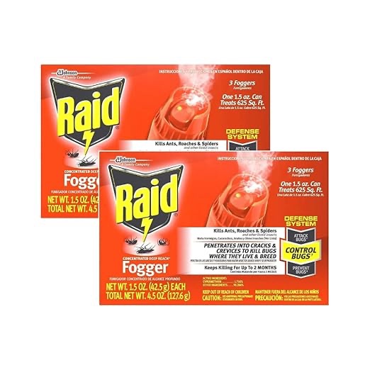 Raid Concentrated Deep Reach Fogger, 1.5 OZ (2)