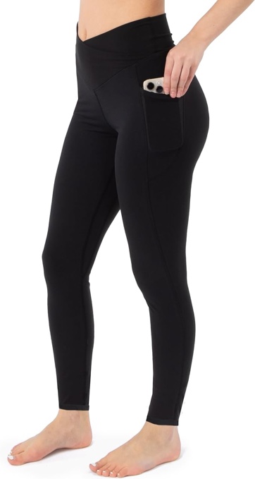 SATINA High Waisted Full Length Tummy Control Leggings - Ribbed Seamless Leggings and Joggers - Versatile Sizes and Styles one size