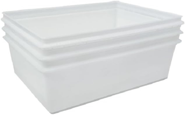 ((Similar)) Fish Tubs/Food Storage Bins 25lb 11.5" x 15.5" x 5", Pack of 20