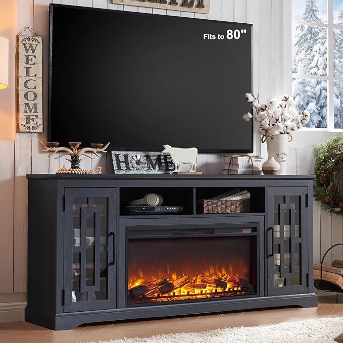 36 Inch Fireplace For 70 Inch Tv Stand
