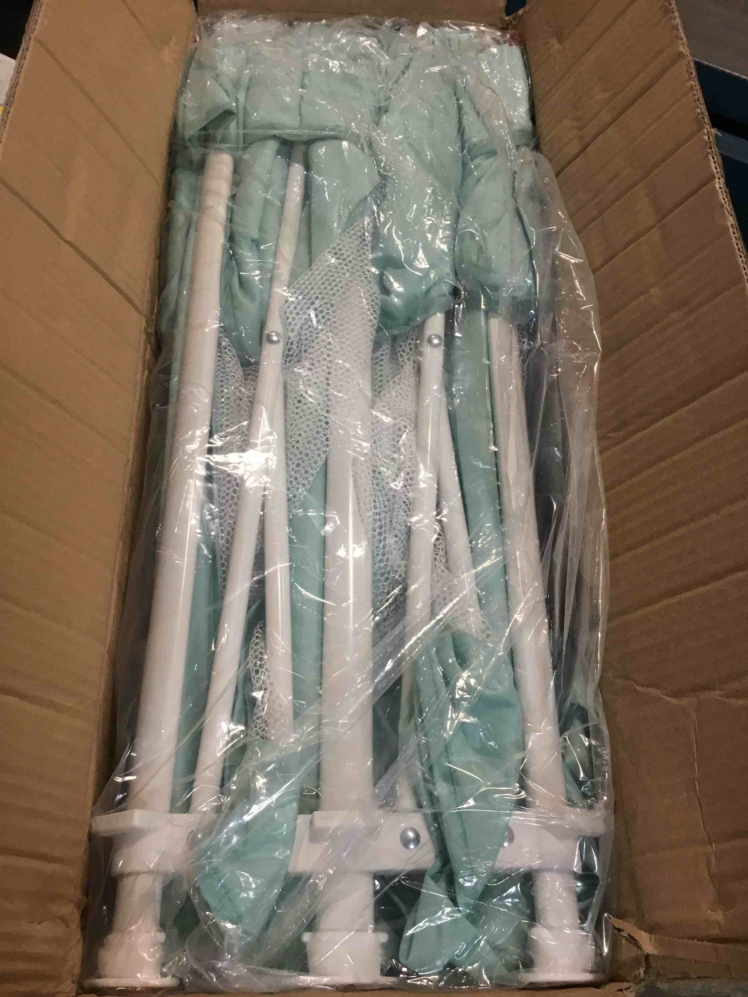 Condition photo showing Good Condition for TOREVSIOR Foldable Baby Playpen with Mat, 50"×50" Foldable Playpen for Babies and Toddlers, Indoor & Outdoor Kids Safety Play Pen, Portable Play Yard, Foldable Baby Playpen with 50 Ocean Balls GREEN 50"×50"