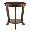 Table top dimensions: 22"w x 22"d Shelf dimensions: 16.5"w x 16.5"d Height from bottom of table top to floor: 21.38" Assembly takes less than 15 minutes