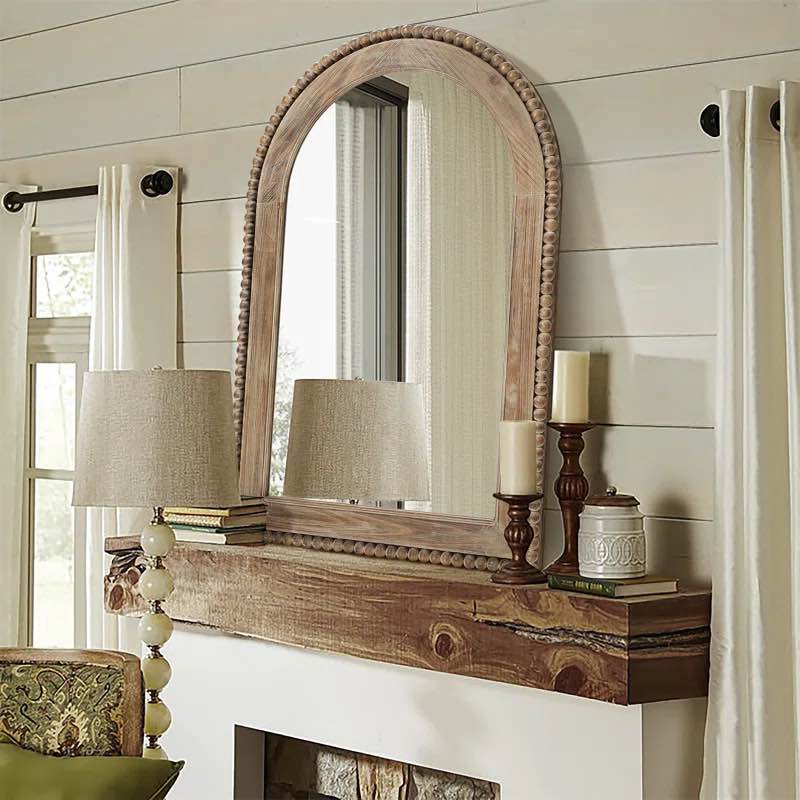 Jerri Wood Wall Mirror