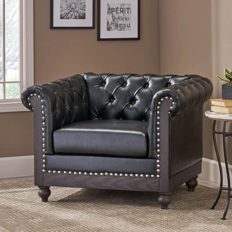 Malibu 39" Wide Tufted Chesterfield Chair